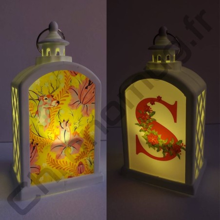 Lanterne Photo Personnalisée – Veilleuse LED Lyon Villeurbanne