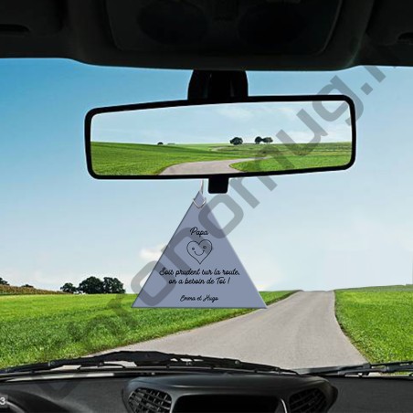 Désodorisant Voiture Personnalisé réalisé en moins de 30 minutes