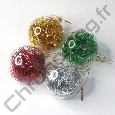 Boule de Noël personnalisée avec photo réalisée en 30 minutes à Lyon