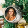 Boule de Noël personnalisée avec photo réalisée en 30 minutes