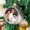 Boule de Noël personnalisée avec photo réalisée en 30 minutes