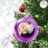 Boule de Noël personnalisée avec photo réalisée en 30 minutes