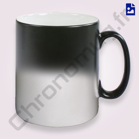 Mug Magique changeant de couleur sous l'effet de la chaleur