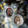Boules de Noël personnalisée avec photo, texte, logo, dessin… Recto/Verso