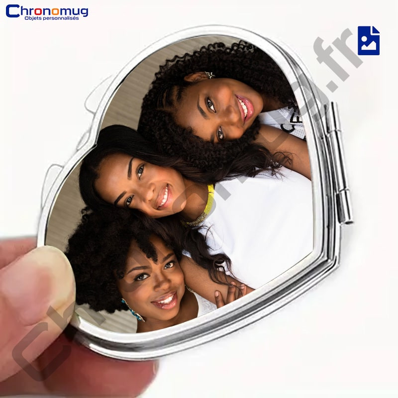 miroir de poche personnalisé
