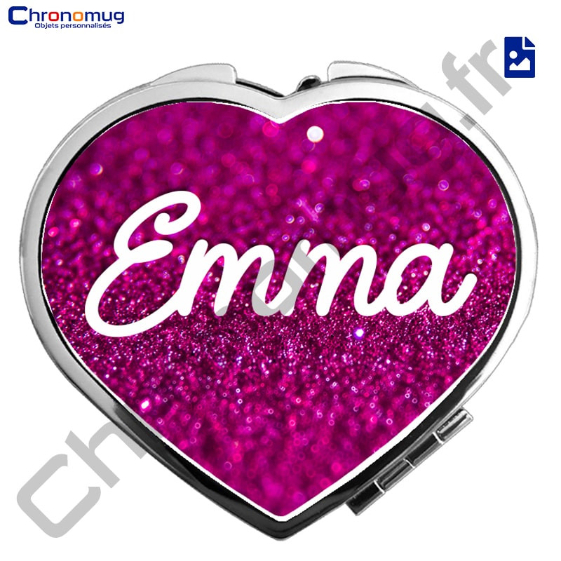 miroir de poche personnalisé