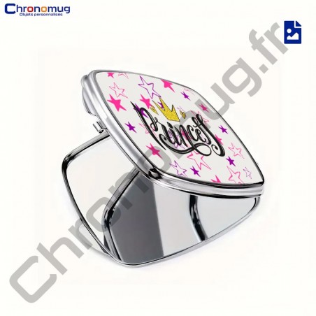 miroir de poche personnalisé avec photo , texte, logo lyon villeurbanne pas cher