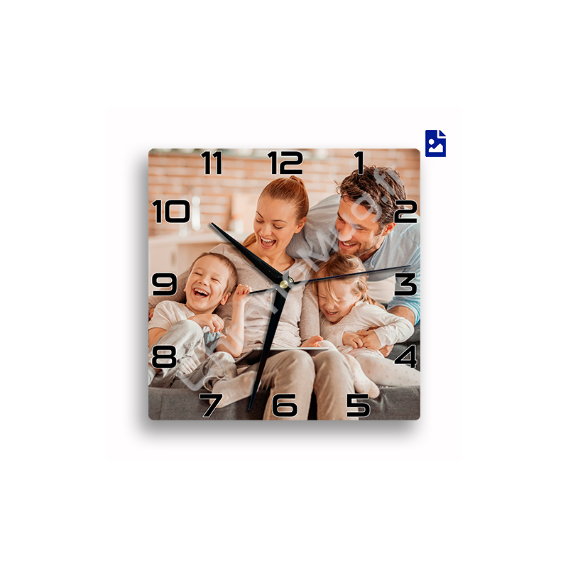 Horloge personnalisée à poser