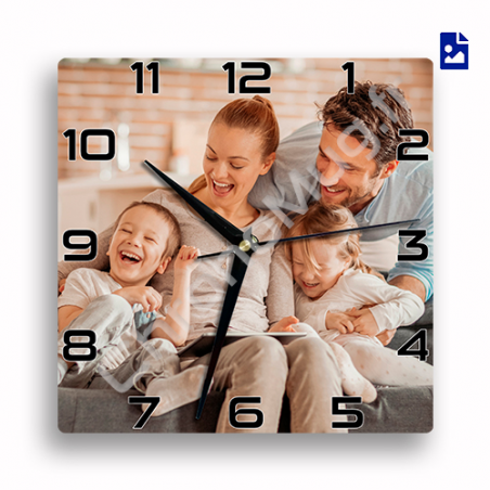 Horloge personnalisée à poser
