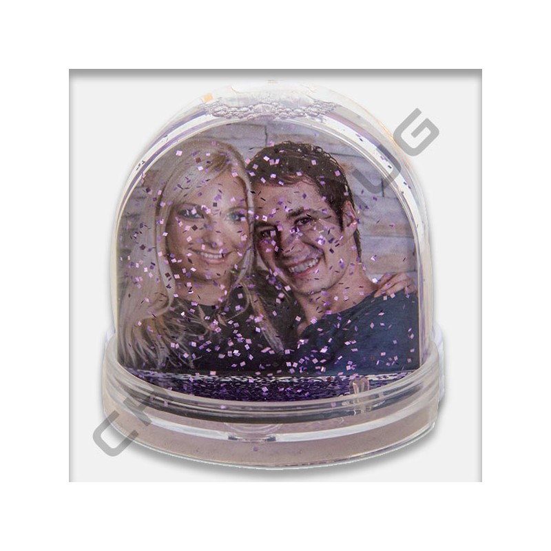 Boule photopaillettes  personnalisée Lyon Villeurbanne