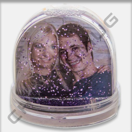 Boule photopaillettes  personnalisée Lyon Villeurbanne